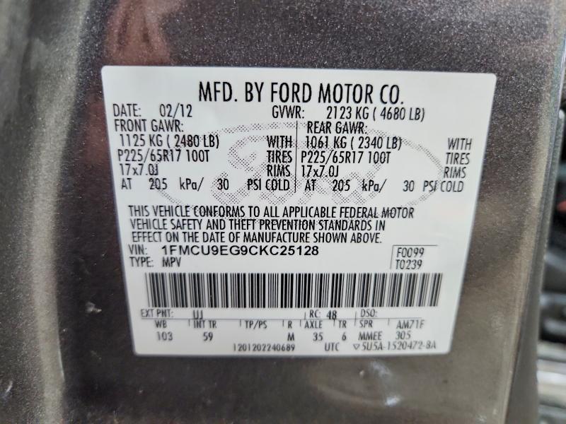 2012 Ford Escape Limited
