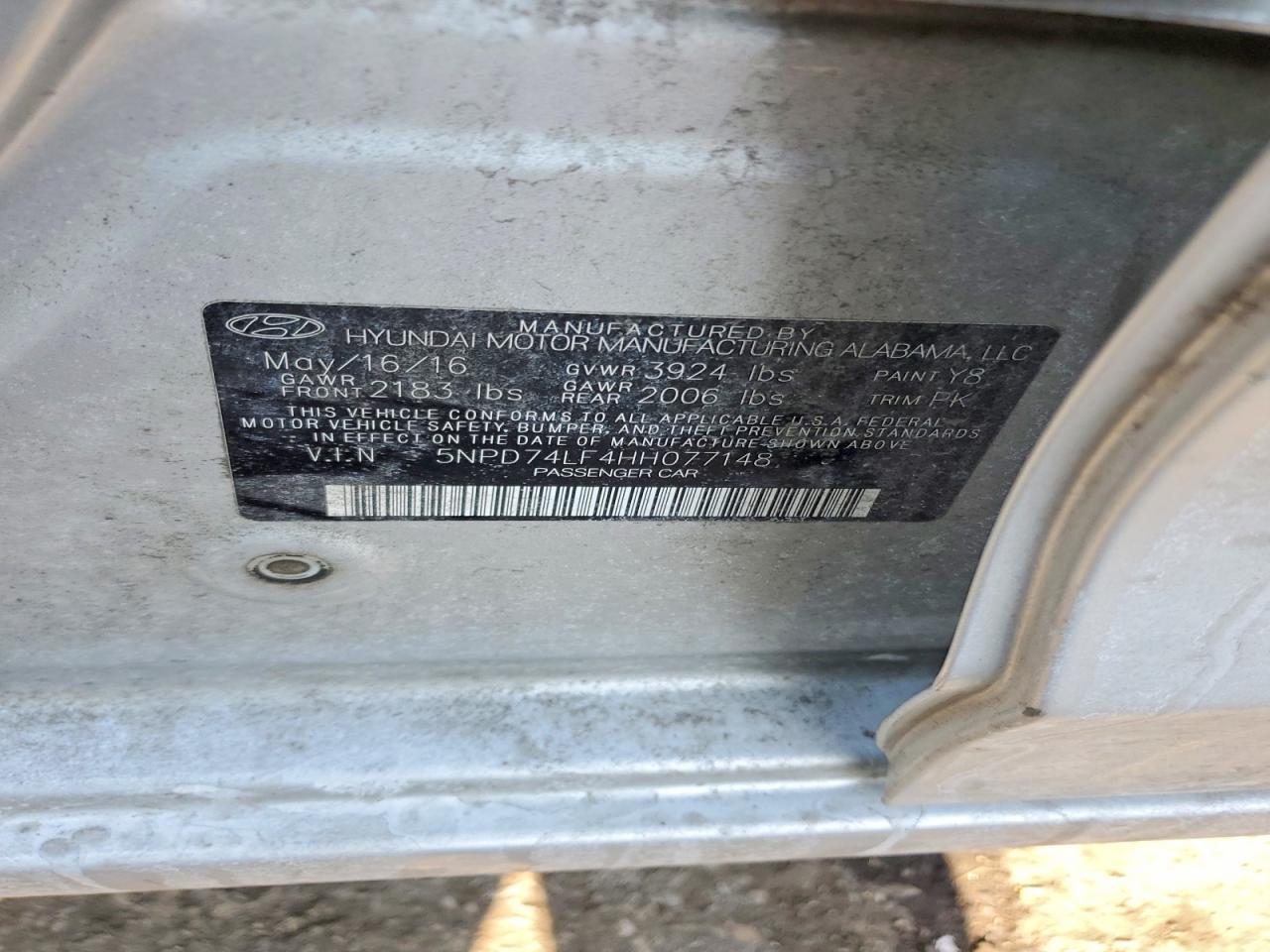 2017 Hyundai Elantra se