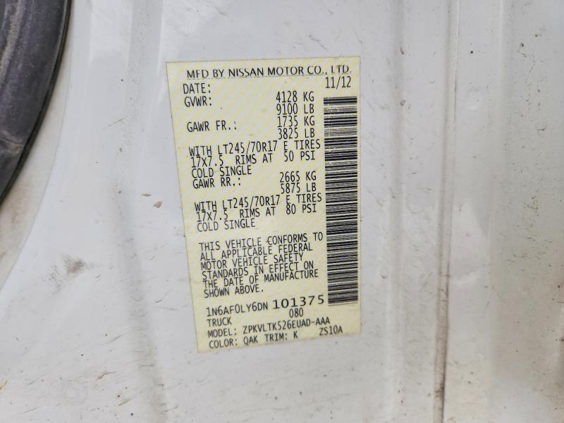 2013 Nissan Nv2500 Utility / Service van