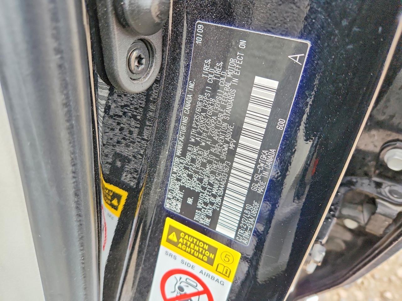 2010 Lexus Rx 350 Base