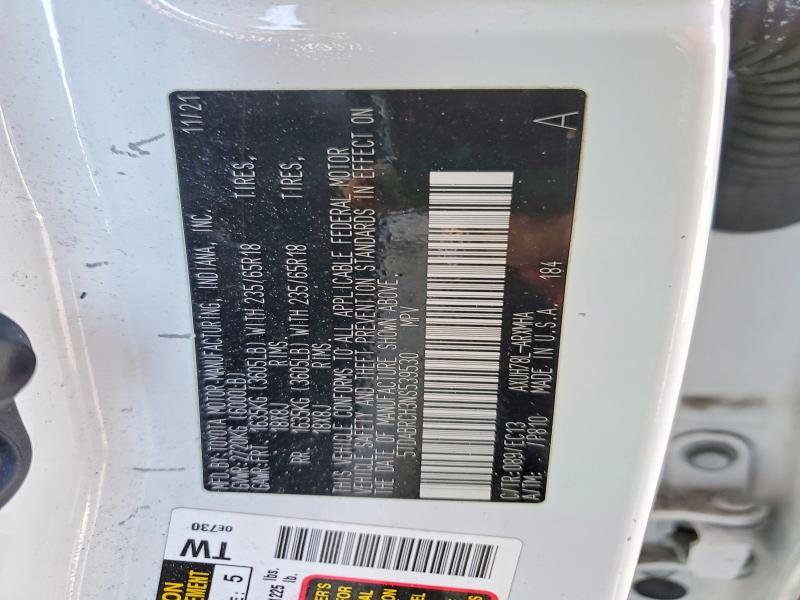 2022 Toyota Highlander Hybrid Bronze Edition