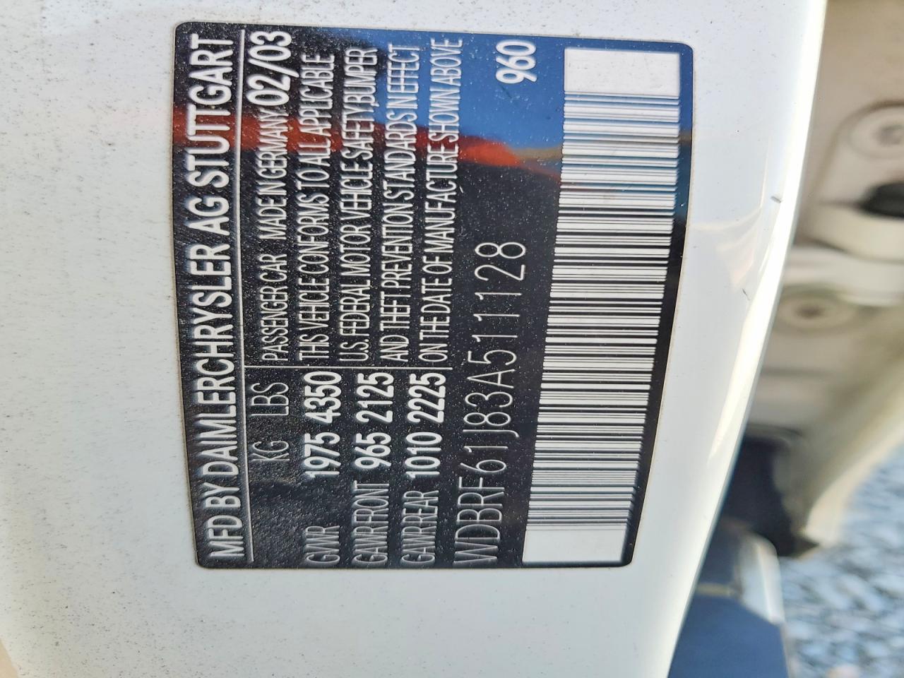 2003 Mercedes-Benz C 240