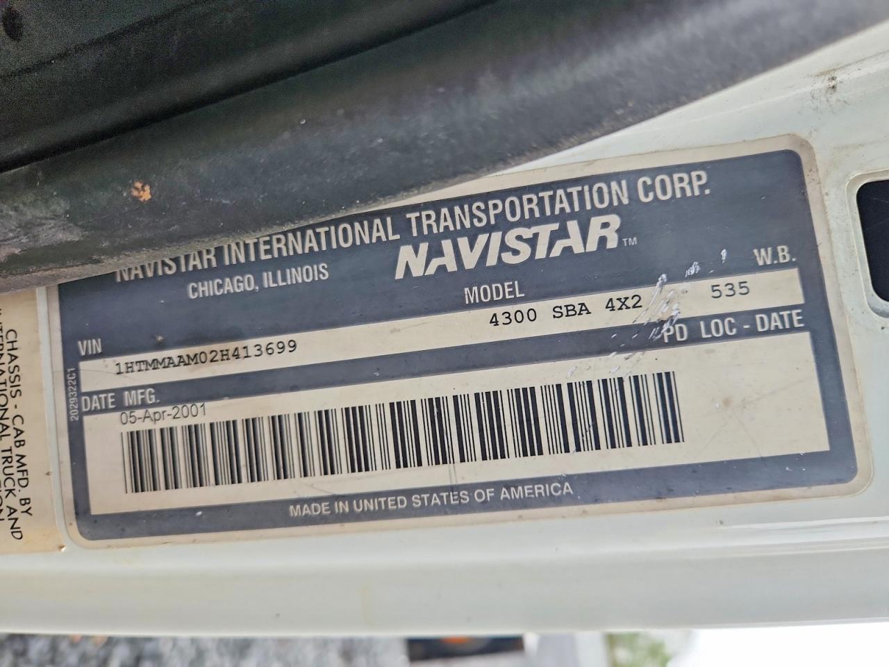 2002 International 4300 Rollback TOW Truck