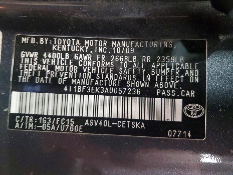 2010 Toyota Camry Base