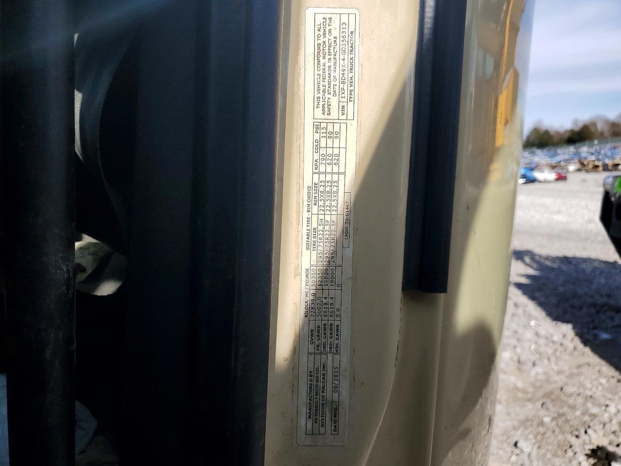 2016 Peterbilt 579