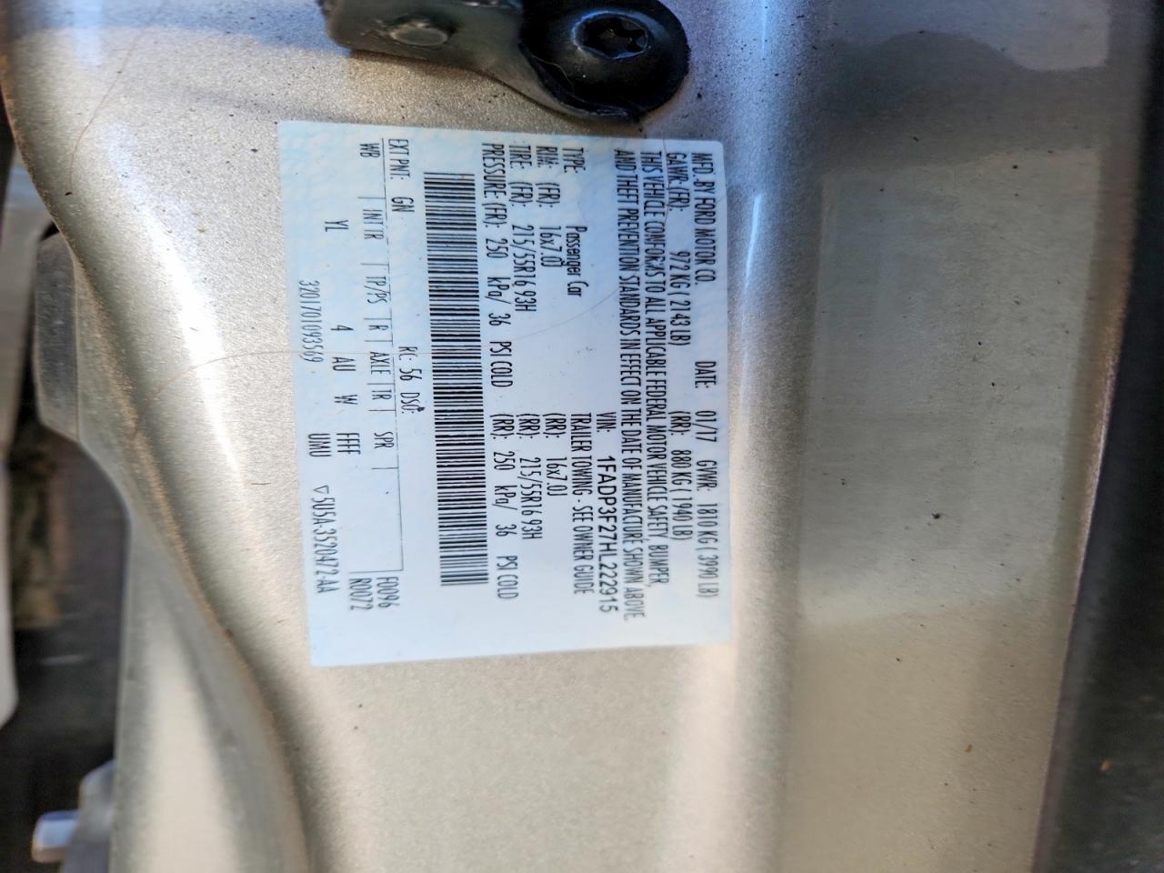 2017 Ford Focus se