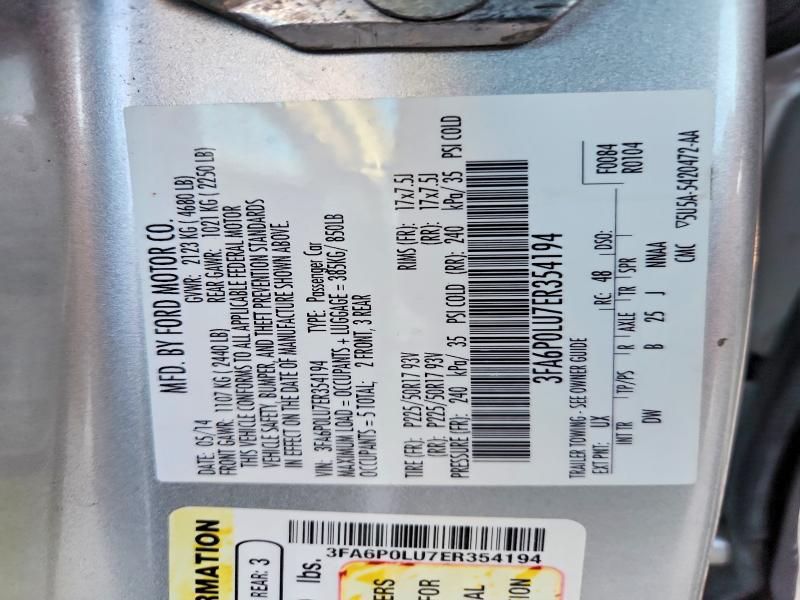 2014 Ford Fusion se Hybrid