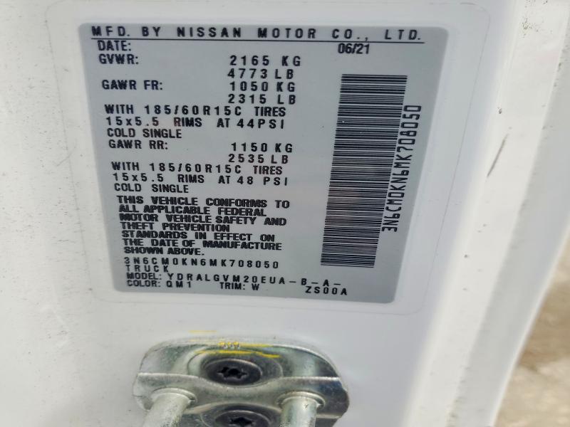 2021 Nissan NV200 Utility / Service Van