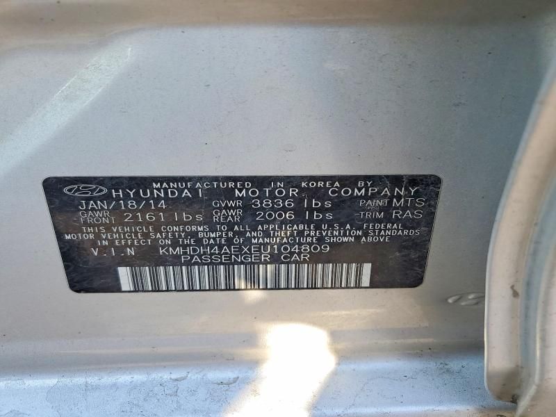 2014 Hyundai Elantra se