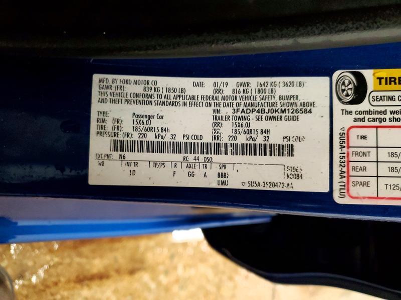 2019 Ford Fiesta se