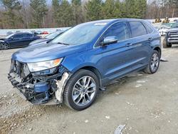 Ford Vehiculos salvage en venta: 2018 Ford Edge Titan Titanium