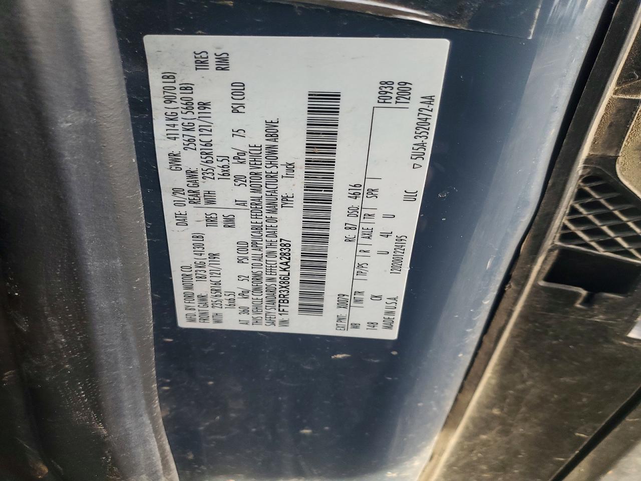 2020 Ford Transit 250 Delivery Van