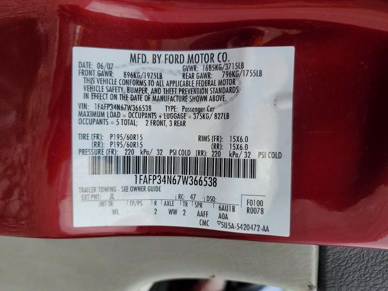 2007 Ford Focus ZX4
