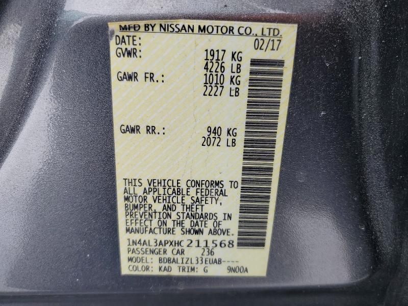 2017 Nissan Altima 2.5