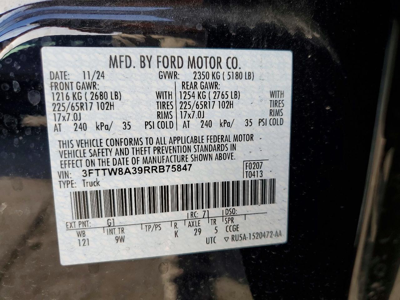 2024 Ford Maverick XL