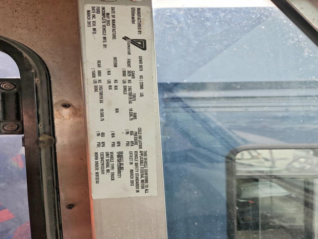 2013 Ford F59 Delivery Truck