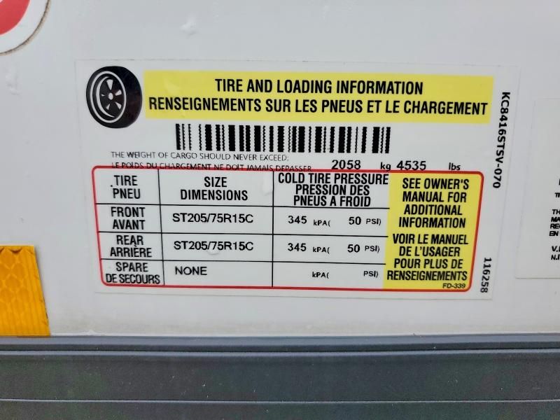 2024 Novae KC8416STSV-070 Enclosed Cargo Trailer
