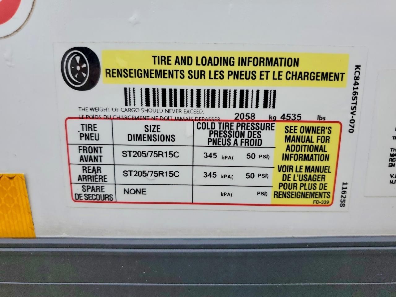 2024 Novae KC8416STSV-070 Enclosed Cargo Trailer