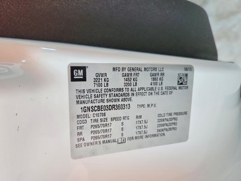 2013 Chevrolet Tahoe C1500 lt
