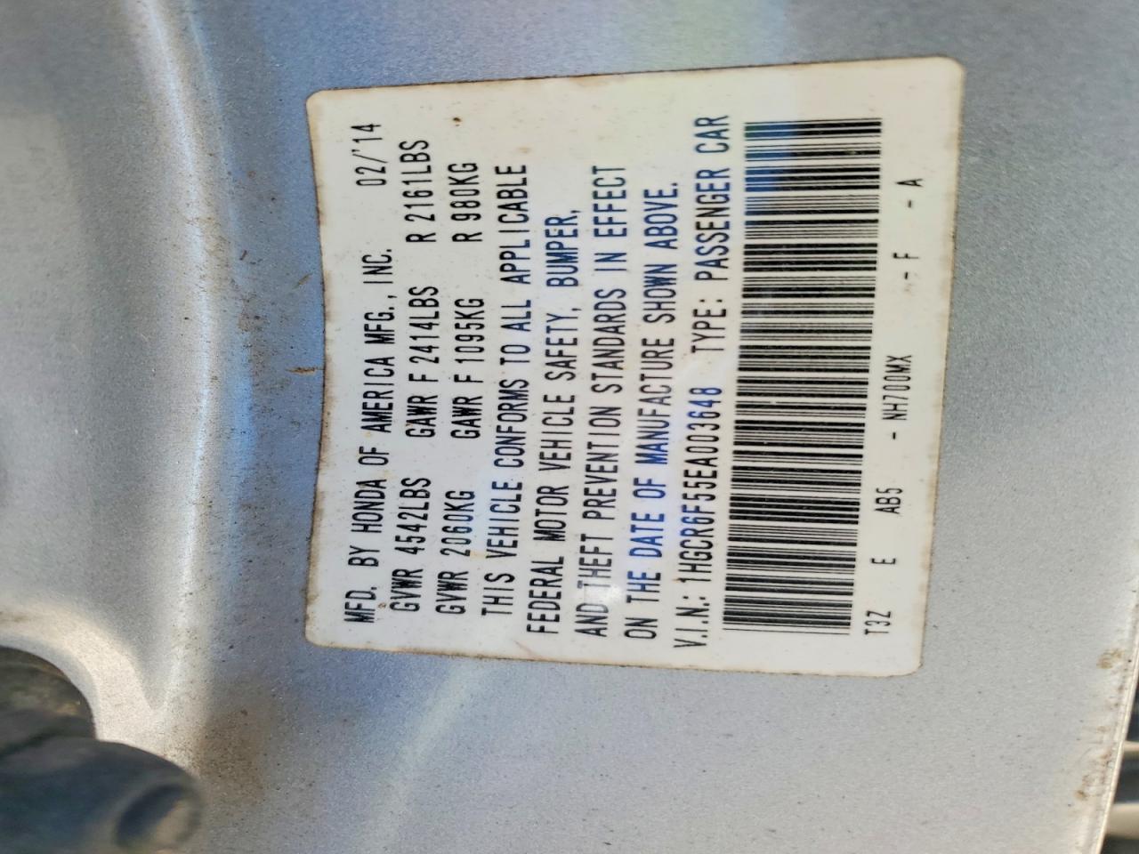 2014 Honda Accord Hybrid exl