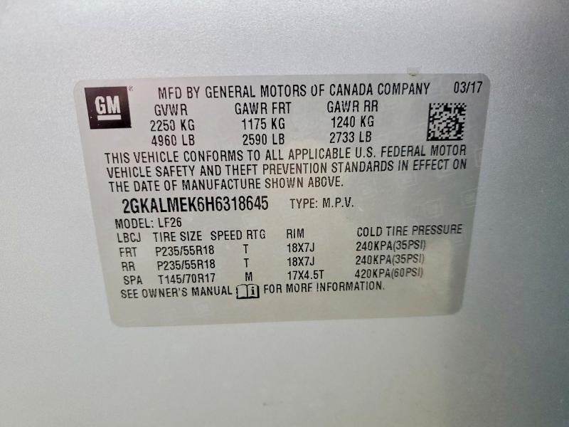 2017 GMC Terrain sle