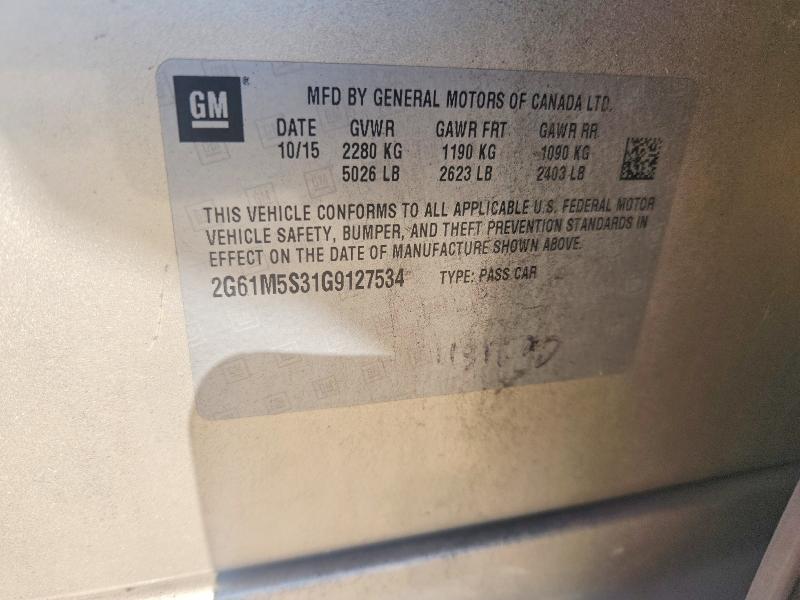 2016 Cadillac Xts Luxury Collection