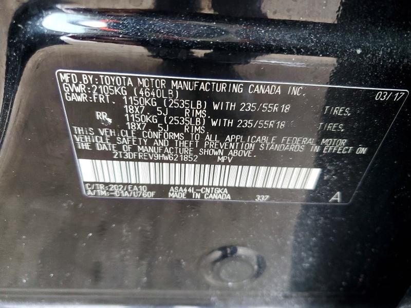 2017 Toyota Rav4 Limited