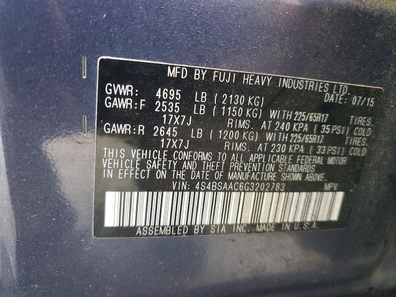 2016 Subaru Outback 2.5i