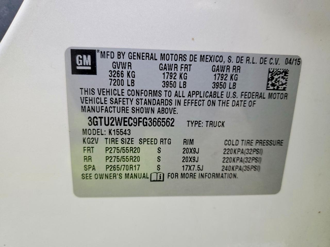 2015 GMC Sierra K1500 Denali