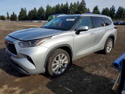 Toyota salvage cars for sale: 2021 Toyota Highlander Limited