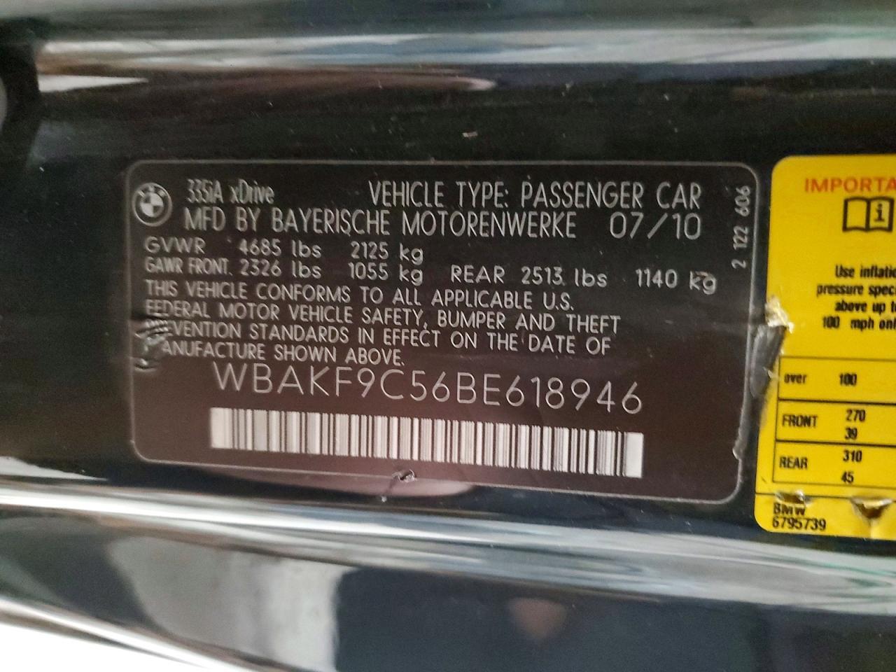 2011 BMW 335 xi