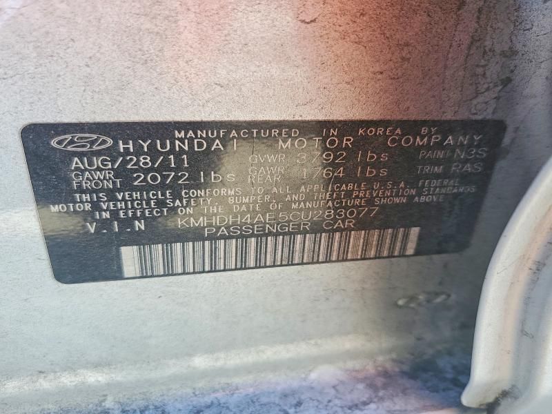 2012 Hyundai Elantra gls