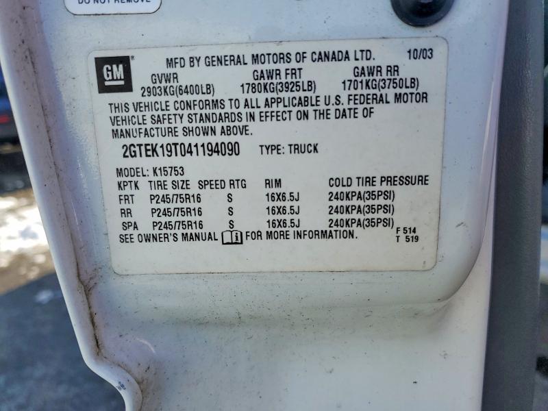 2004 GMC New Sierra K1500