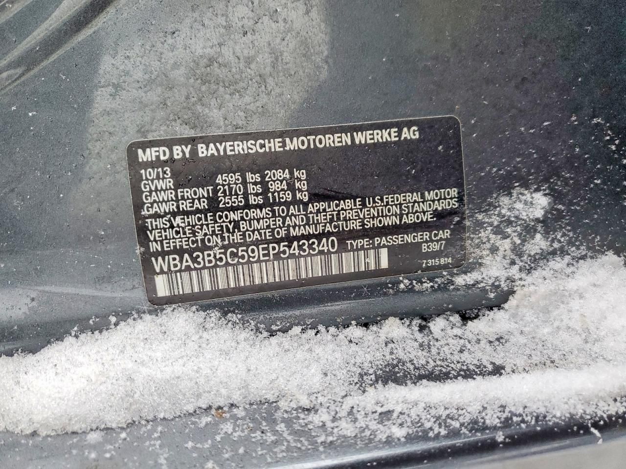 2014 BMW 328 xi Sulev