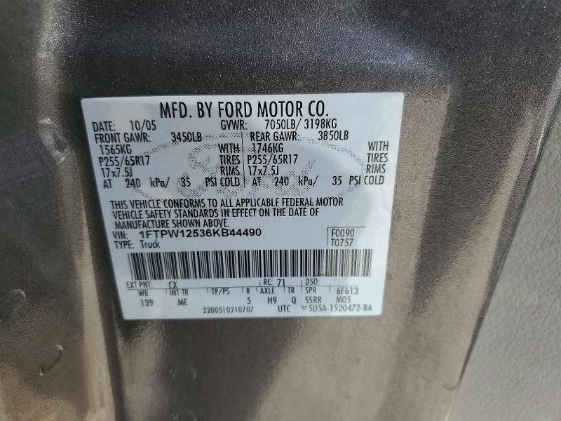 2006 Ford F150 Supercrew