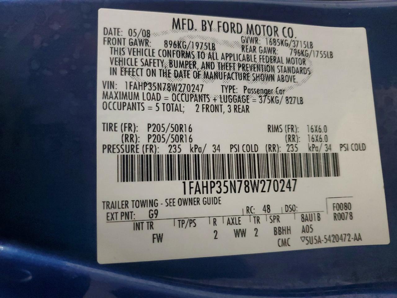 2008 Ford Focus se