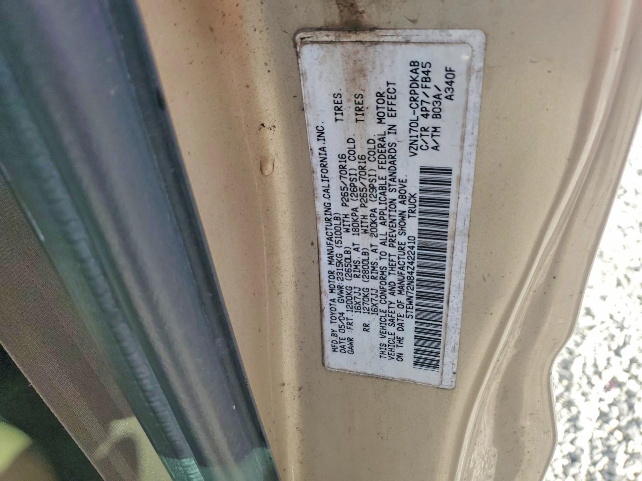 2004 Toyota Tacoma V6