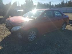 Toyota salvage cars for sale: 2012 Toyota Corolla Base