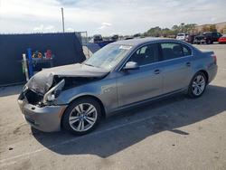 BMW salvage cars for sale: 2010 BMW 528 i