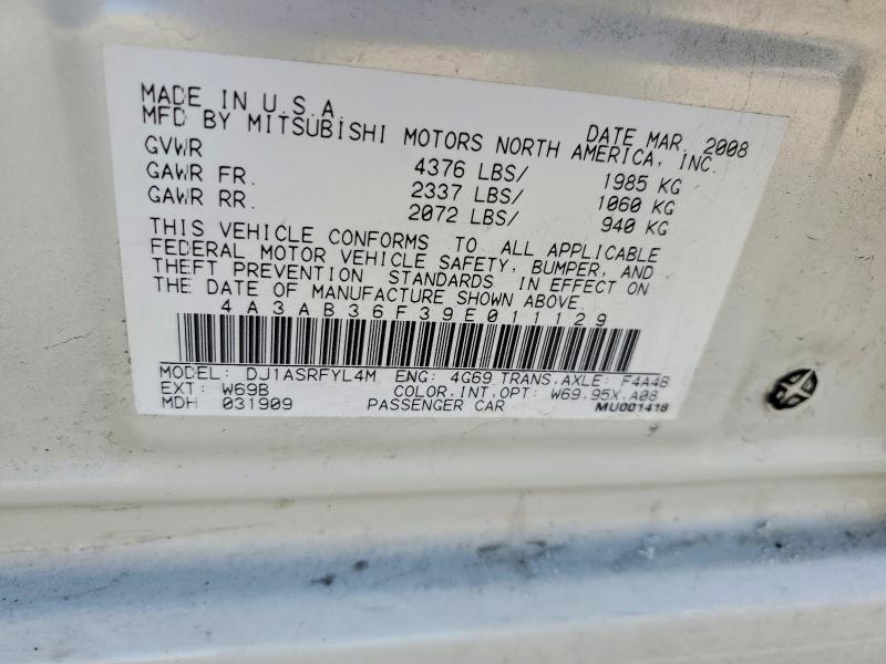 2009 Mitsubishi Galant es