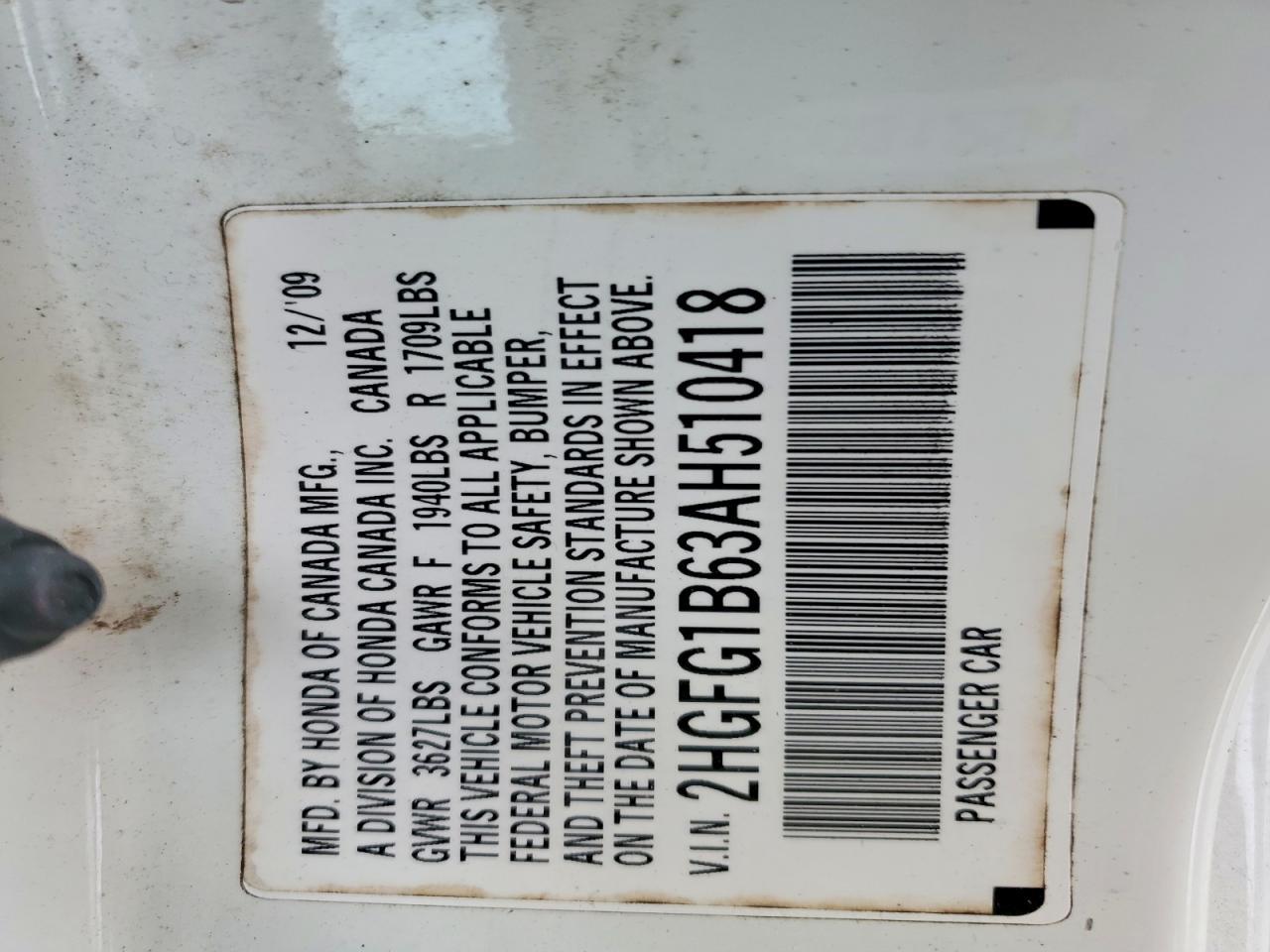 2010 Honda Civic lx