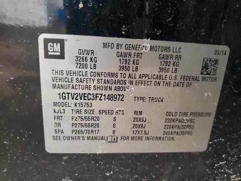 2015 GMC Sierra K1500 slt