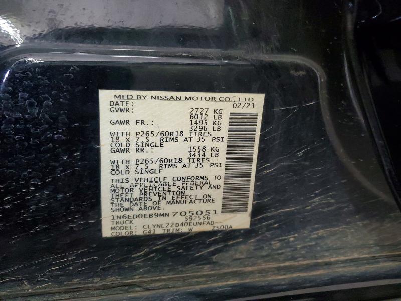 2021 Nissan Frontier SV