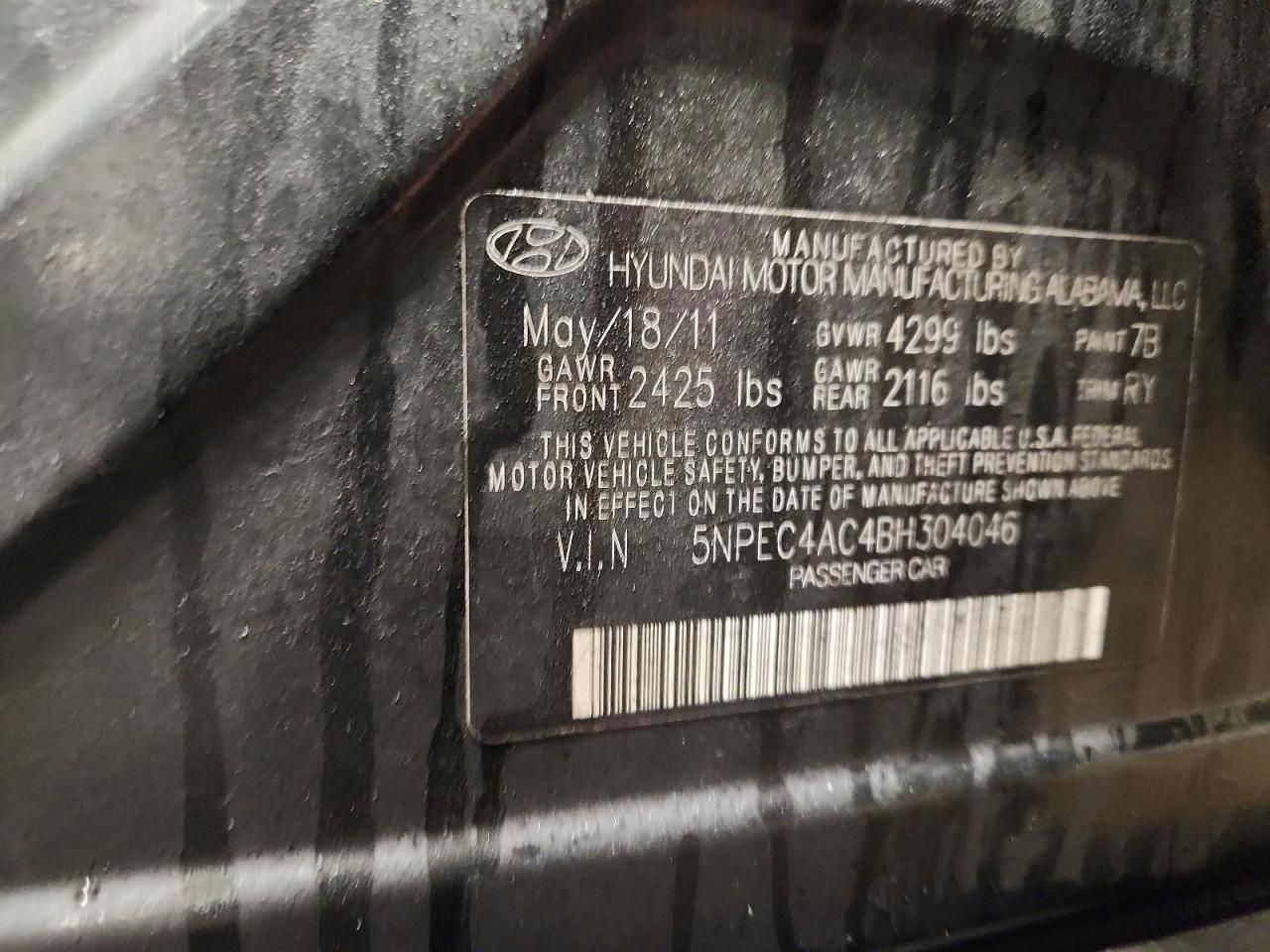 2011 Hyundai Sonata se