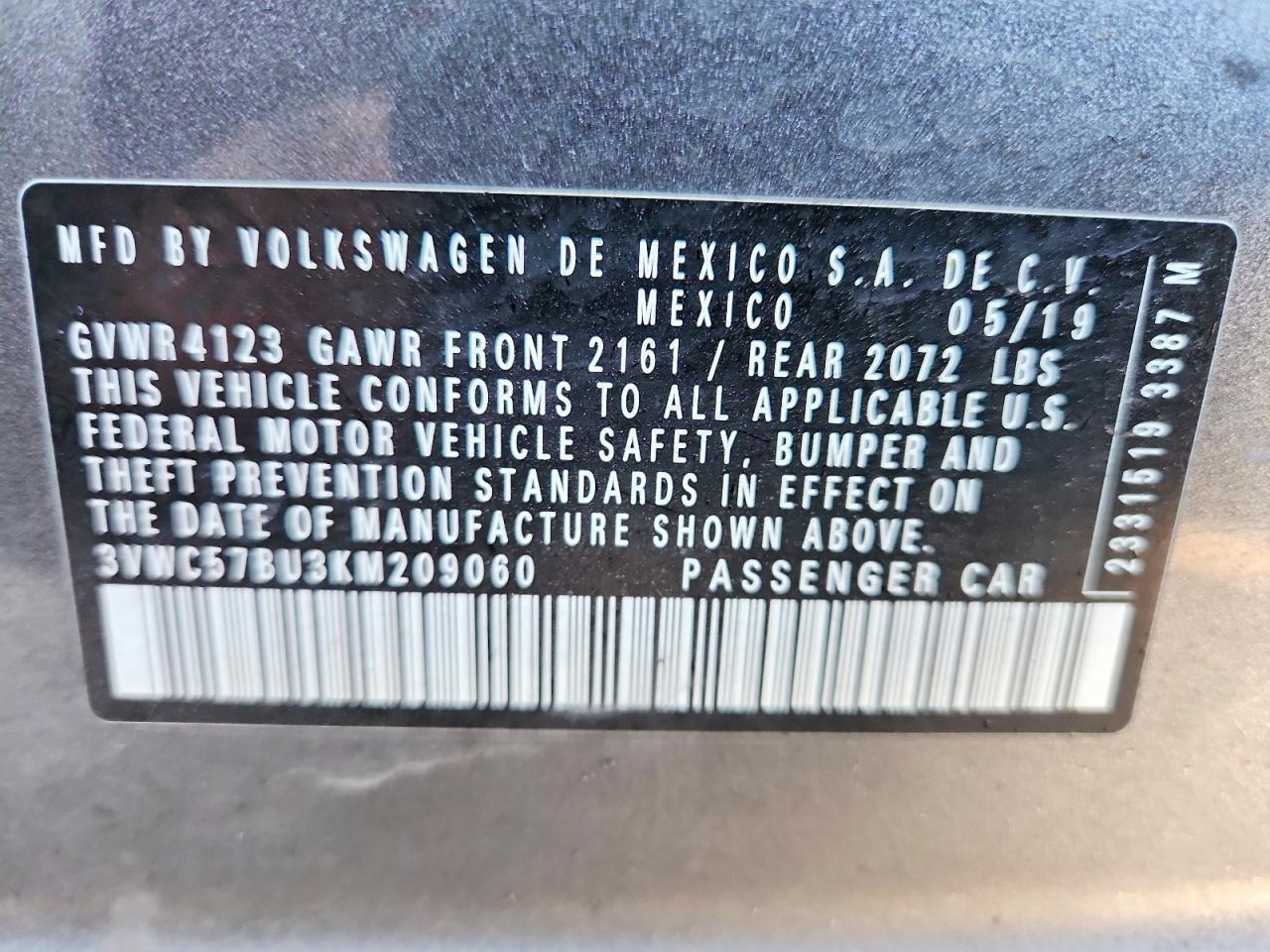 2019 Volkswagen Jetta s
