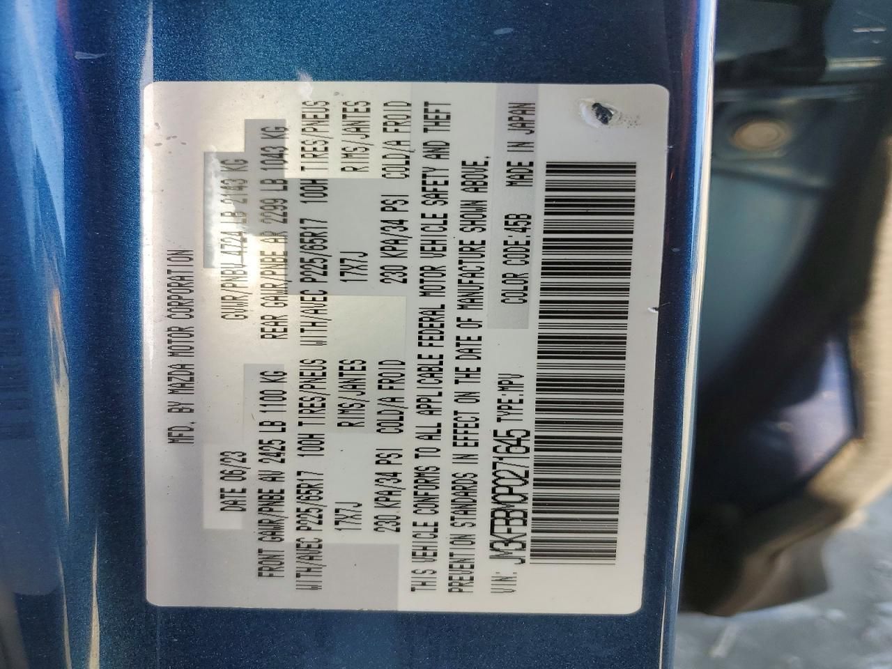 2023 Mazda Cx-5 Select