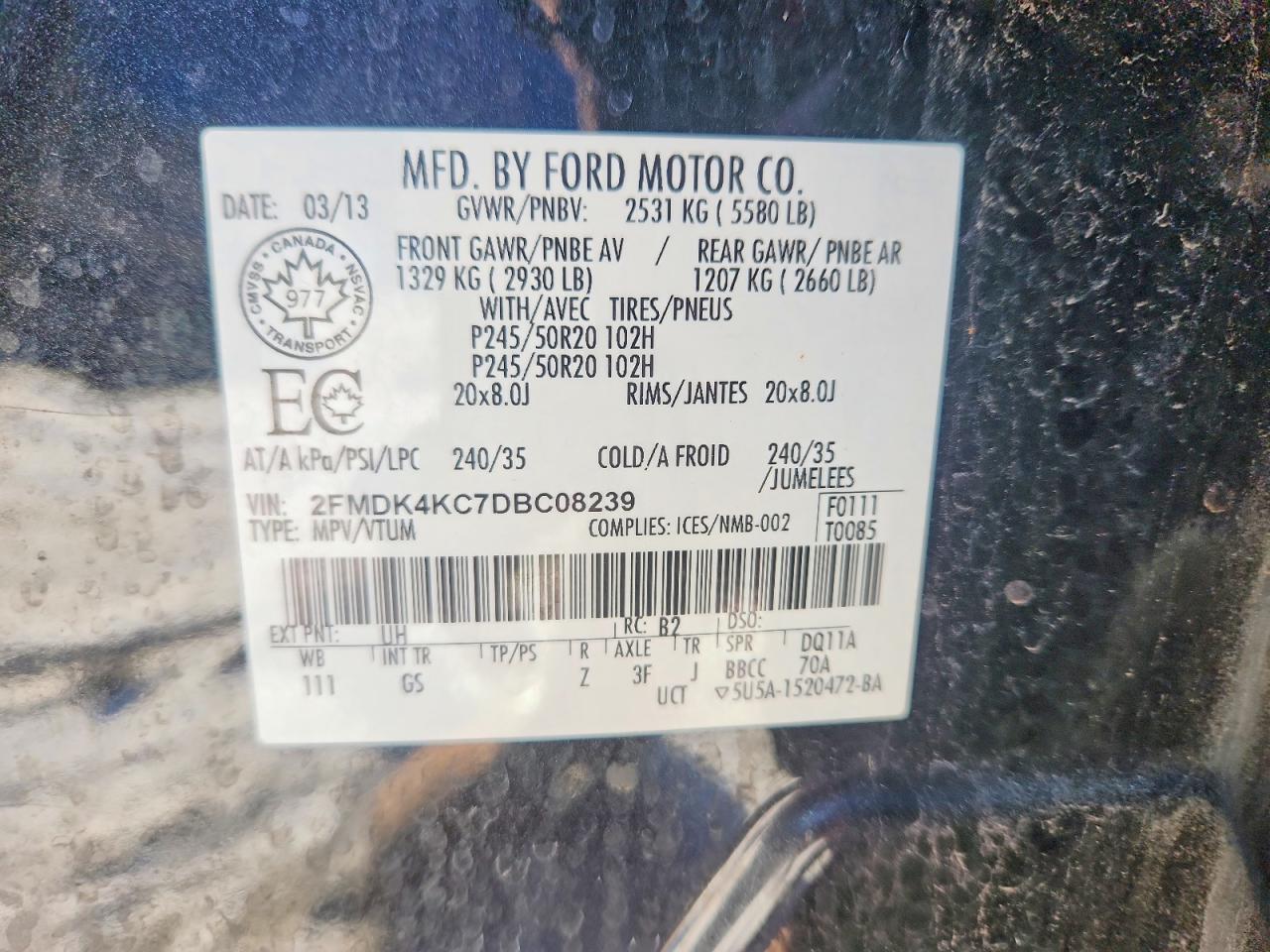 2013 Ford Edge Limited