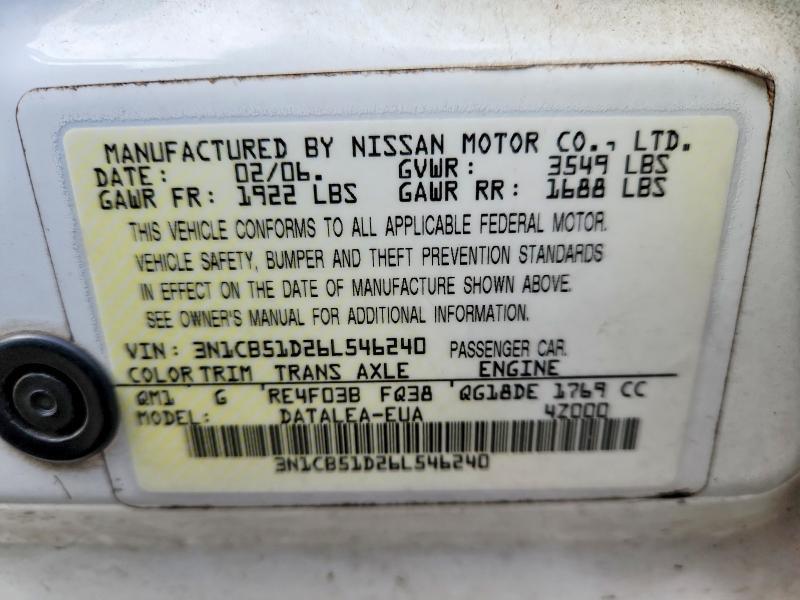 2006 Nissan Sentra 1.8