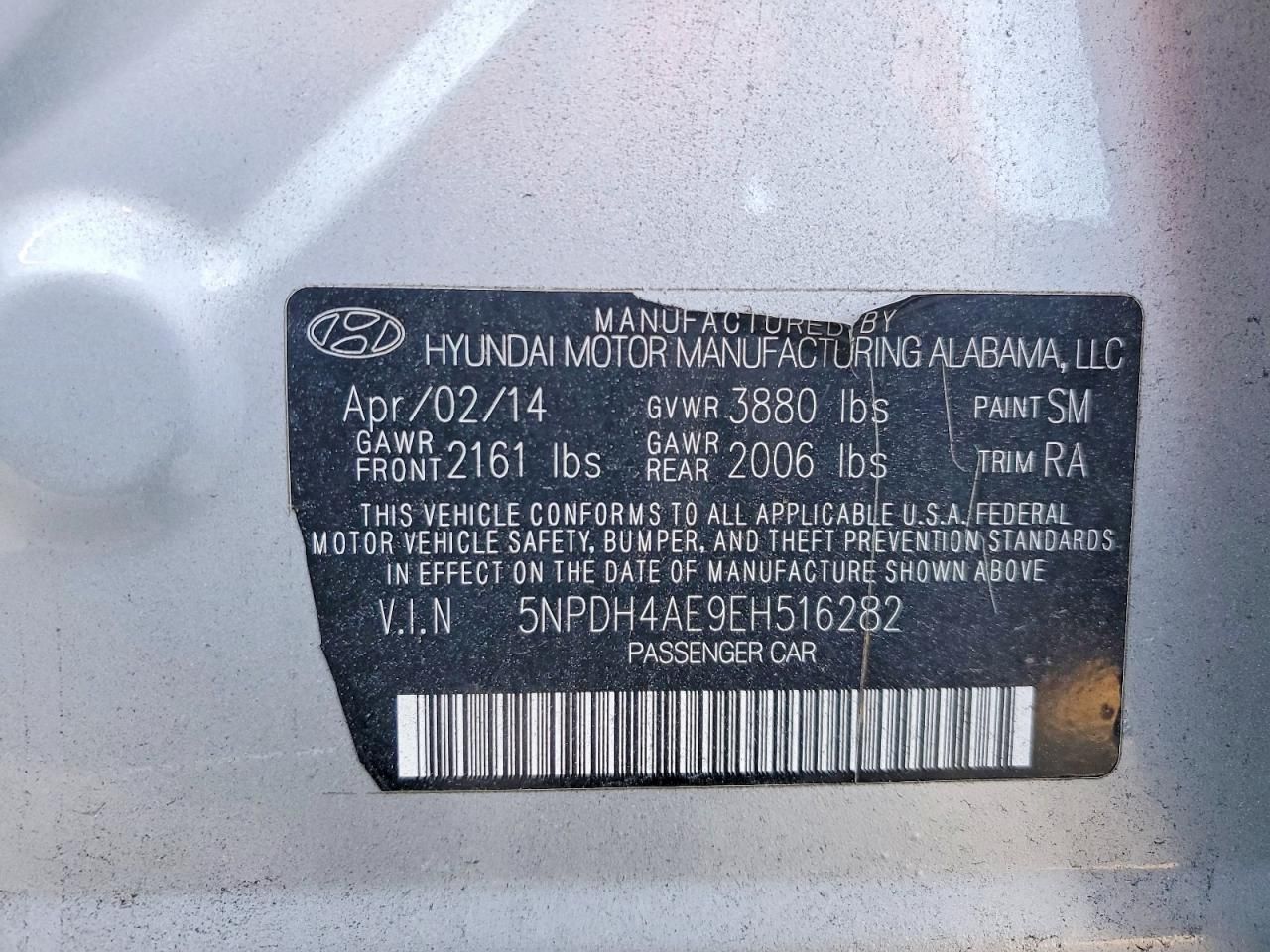 2014 Hyundai Elantra se