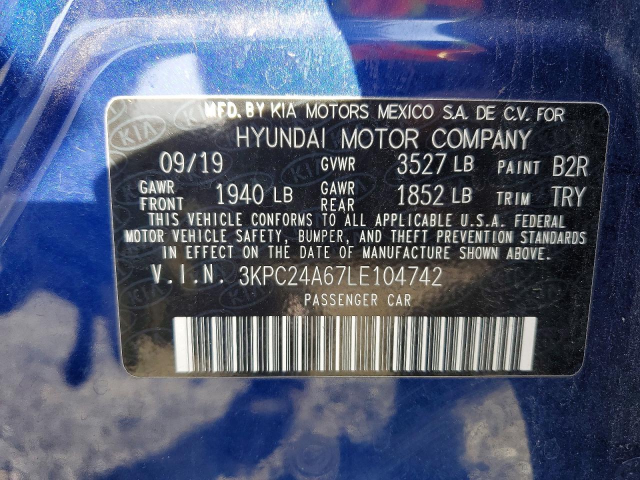 2020 Hyundai Accent se